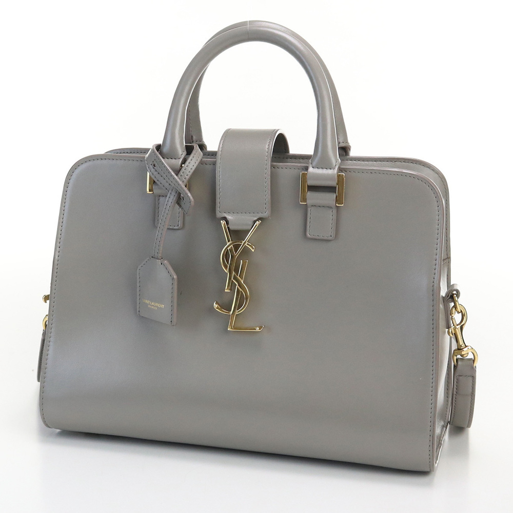 Saint Laurent Baby Cabas Handbag Leather